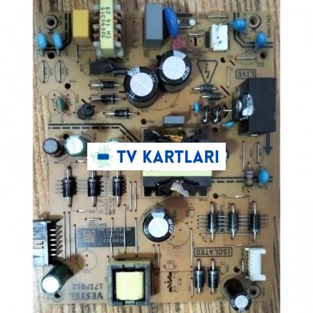 17IPS12, 23307796, VESTEL, HI-LEVEL ,SEG 43SC7600 POWER BOARD