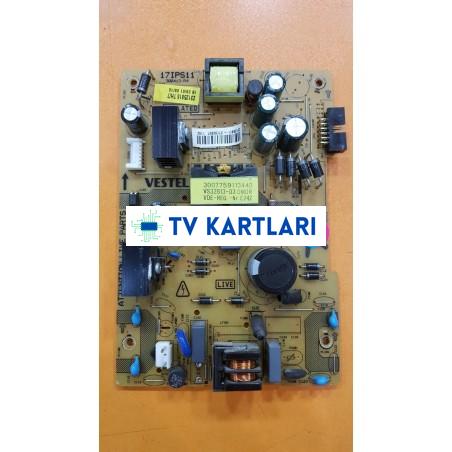 17IPS11, 300413-R4 23125816 TH/7 VESTEL, REGAL, NEXON POWER BOARD