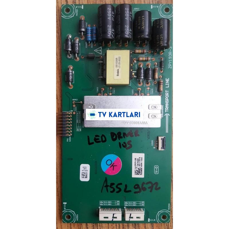 ARÇELİK ZPP120, ZPP125, ZPY193R-3, 057T55A70C, 60601383, GRUNDIG 55 VLX 8600 BP,ARÇELİK A55L9672,LED DRIVER BOARD