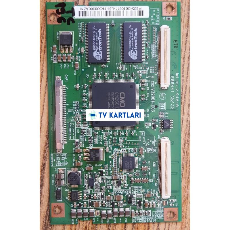 V320B1-C03, 35-D010611, VESTEL 32750, T CON BOARD, V320B1-L04