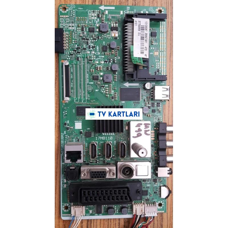 17MB110 , 10108067 , 23397481 , 27762337 , DIJ , 48'' , MAIN BOARD , TV ANAKART , VES480UNDS-2D-N11 , VESTEL 48FB7300