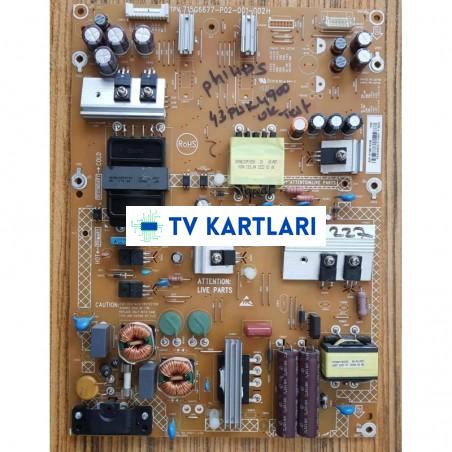 PHİLİPS 715G6677-P02-001-002H, PLTVFQ391XAD9, P43040200, PHILIPS 43PUK4900/12, Power Board, Besleme, TPT430U3-EQYSHM.G