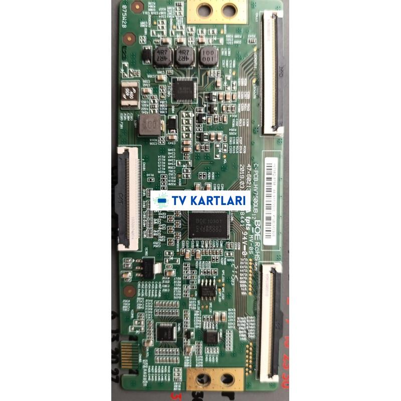 HV750QUBF90 44-97715510 C-PCB_HV750QUB 47-6021311 BOE PHILIPS 75PUS8505/12 4K UHD LED T-CON BOARD