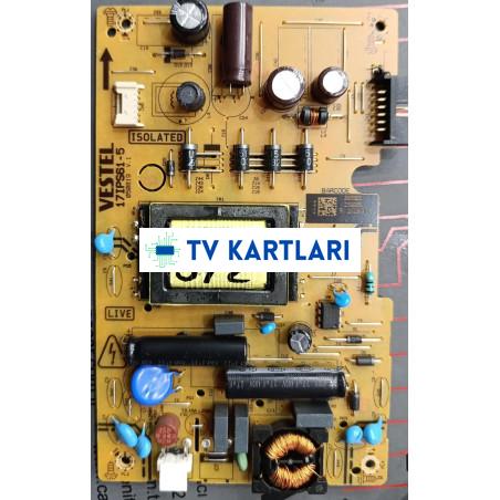 VESTEL 17IPS61-5, 23392359, Vestel 24HD5500,24H8510, Power Board, Besleme, VES236WNVC-2D