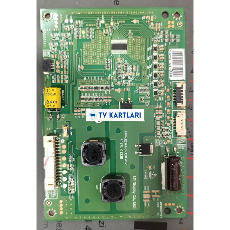 6917L-0133B, PPW-LE55AR-O (A), PPW-LE55AR-O (A) REV0.2, VESTEL 55PF9090, LG DISPLAY, Led Driver Board, LC550EUN-PFF1