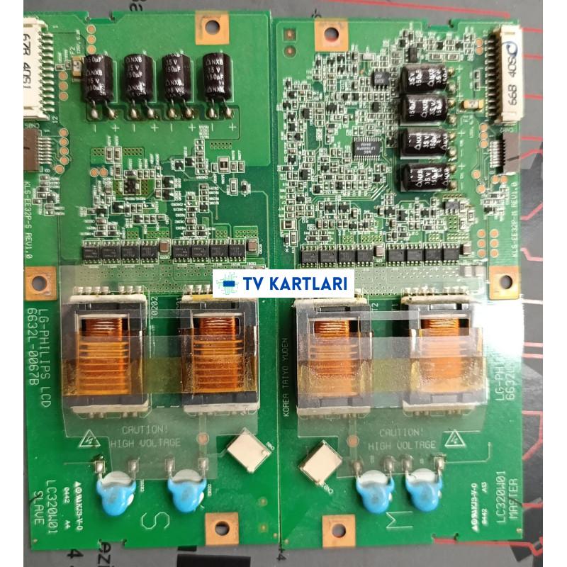 6632L-0067B, KLS-EE32P-S, LC320W01, SLAVE, LCD TV İNVERTER BOARD