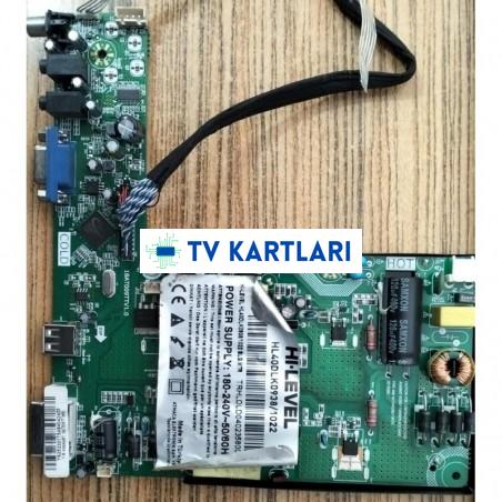 18AT009TTV1.0,18AT009TT,SUNNYSN40DLK0938/1022,,AX40DAB0937/1032,ELTON EL40DLK0938/1022, HI-LEVEL HL40DLK0938/1022 MAİN BOARD