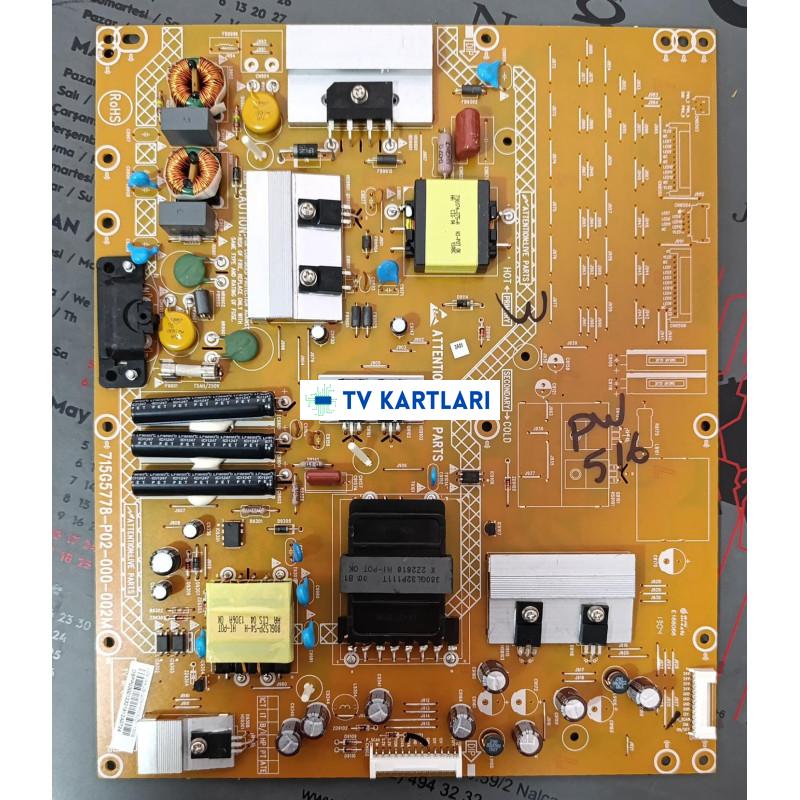 715G5778-P02-000-002M, C2414AC8, QDSPP03001, PHILIPS 46PFL4508K/12, Power Board, Besleme, LTA460HJI8