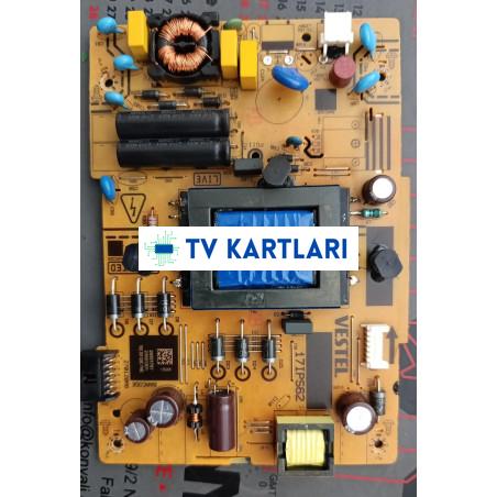 17IPS62 , 23581201 , VESTEL 43f8500 , Power Board , Ves430UNDP-2D-N43
