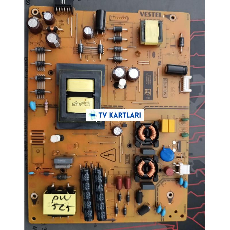 Vestel 43UD8350 43U9500 4KPower Board , 17IPS72 , 23396597 , VES430QNDB-2D