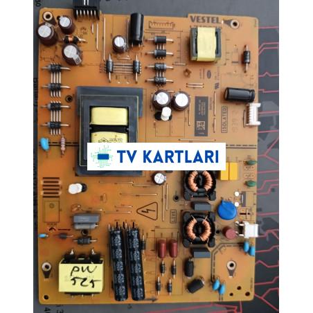 Vestel 43UD8350 43U9500 4KPower Board , 17IPS72 , 23396597 , VES430QNDB-2D