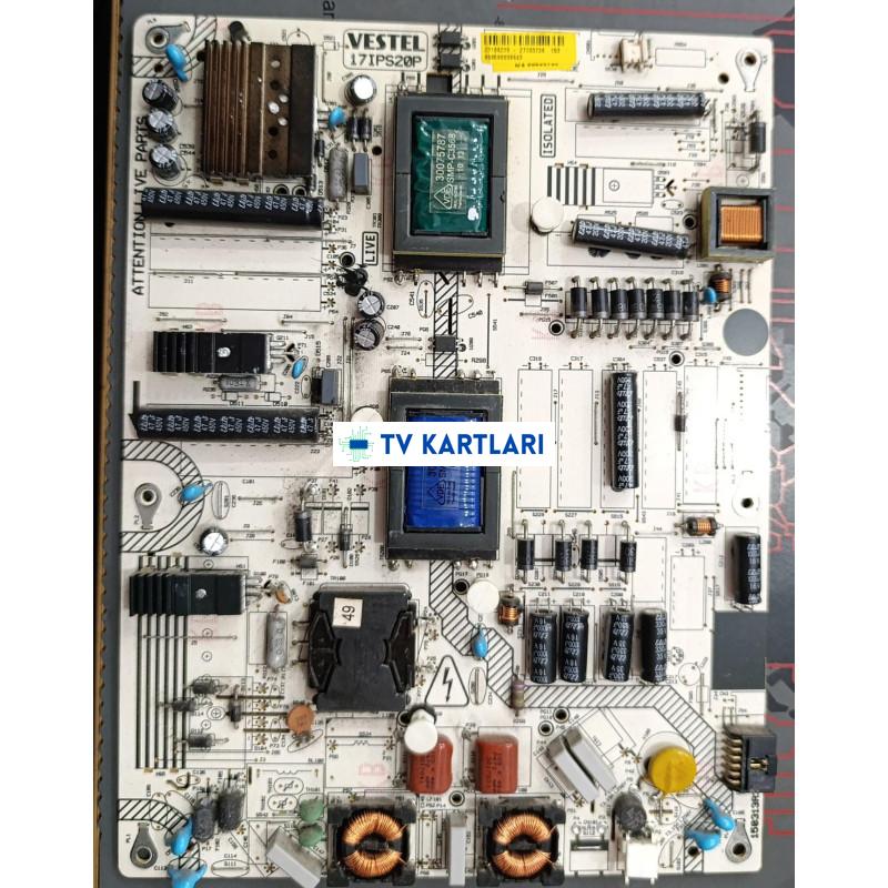17IPS20P, 23127806, 150313R3, 27109748, VESTEL 50PF7070B, Power Board, Besleme