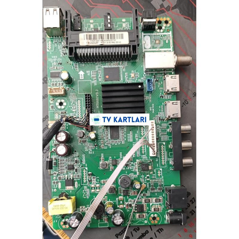 MT6681V3.2 , 13AT211 , Y625330446A94004 , Axen AX24LEDE 6681/0212 , Main Board , V236BJ1-P01 , CX236DLEDM