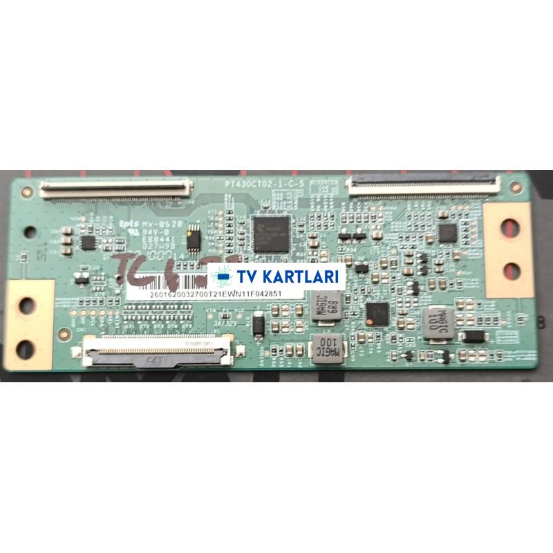 PT430CT02-1-C-5 , VES430UNDH-2D-N11 , 43HL650 T-CON BOARD