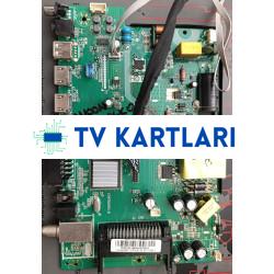 17AT010V1.0 , Y.M ANAKART 17AT010 40''-43 S2 V1.0 MNL , Y625330186A940 , Woon WN40DLK010/0202 Main Board , LSC400HN02-804