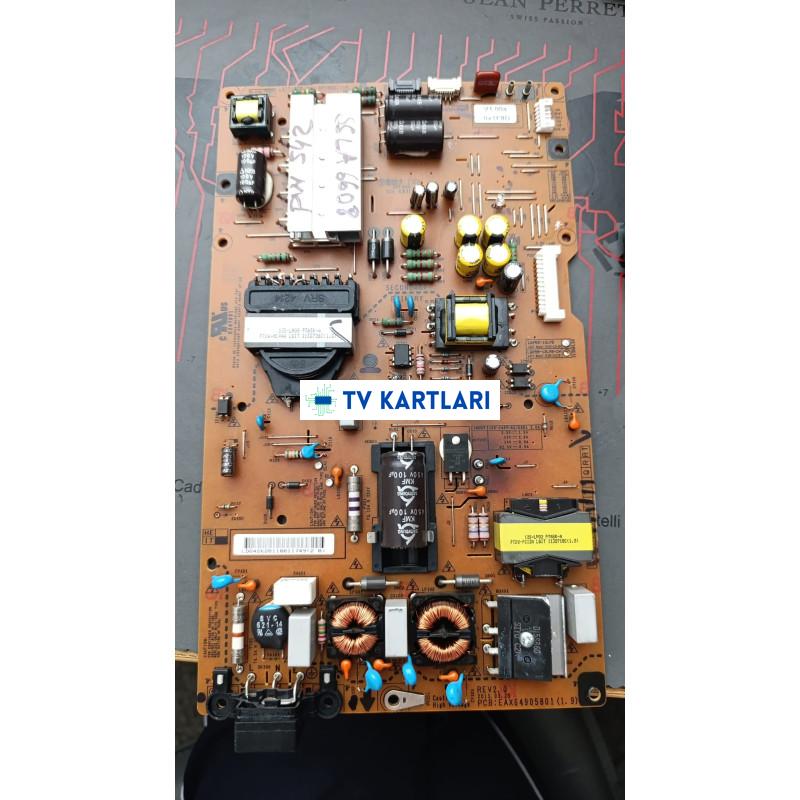 EAX64905801 (2.0), EAY62811001, LGP55-13LPB, 3PCR00114A, LG 55LA660S, Power Board, LC550EUG-PFF1, LG DISPLAY