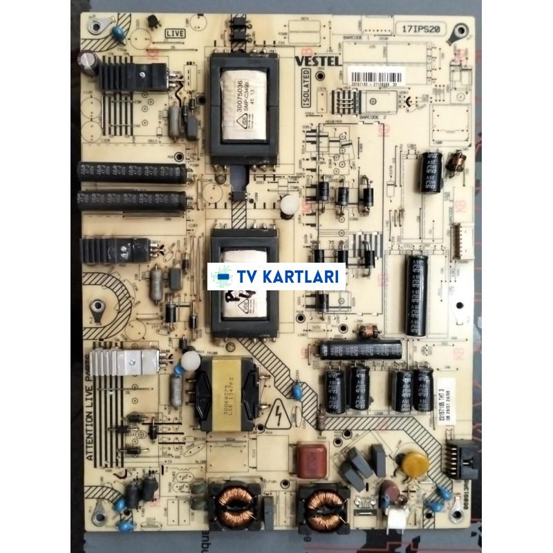 17IPS20, 23157163, VESTEL SMART 50PF7070 50 LED TV, Power Board, V500HJ1-LE1"