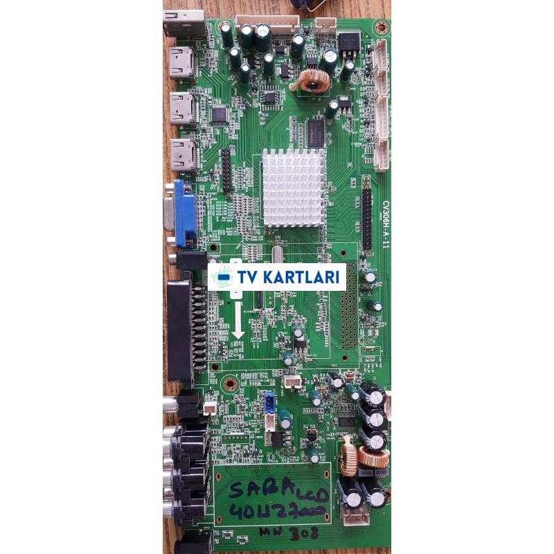 CV306H-A-11, 1111J1573 H, SABA 40UZ7000, Main Board,  LTA400HM07  SABA CV306H-A-11 Main Board, Ana Kart, LTA400HM07