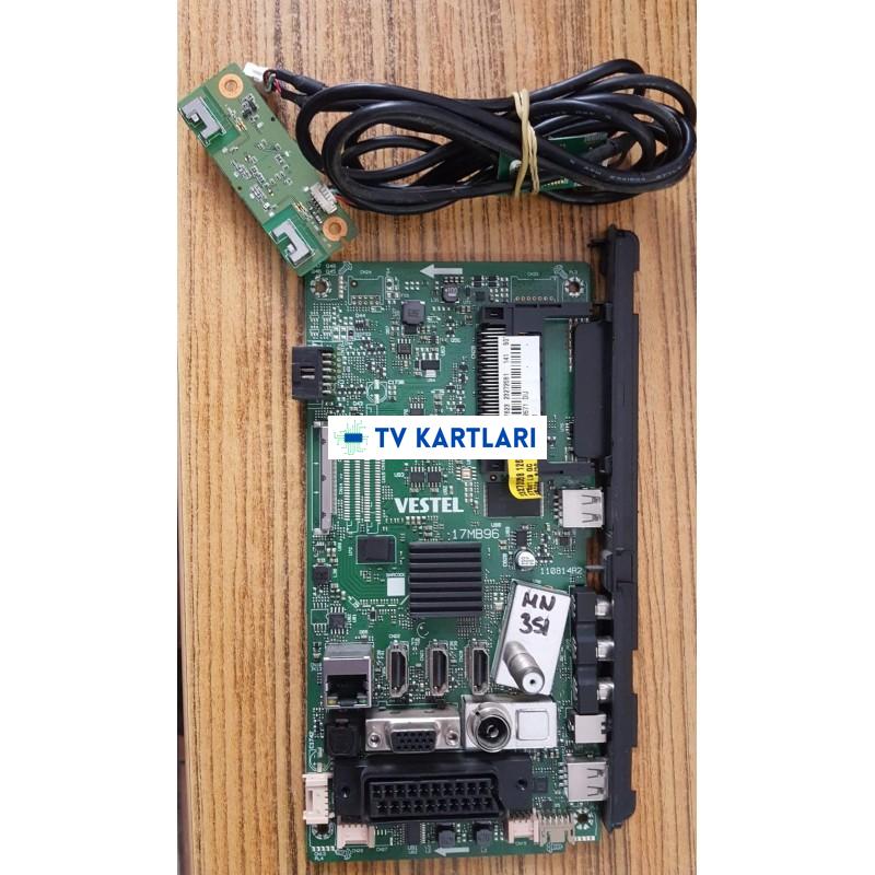 17MB96, 23272081, VES500UNVL-3D-S01, VESTEL 3D SMART 50FA8200 50 LED TV,MAİN BOARD"