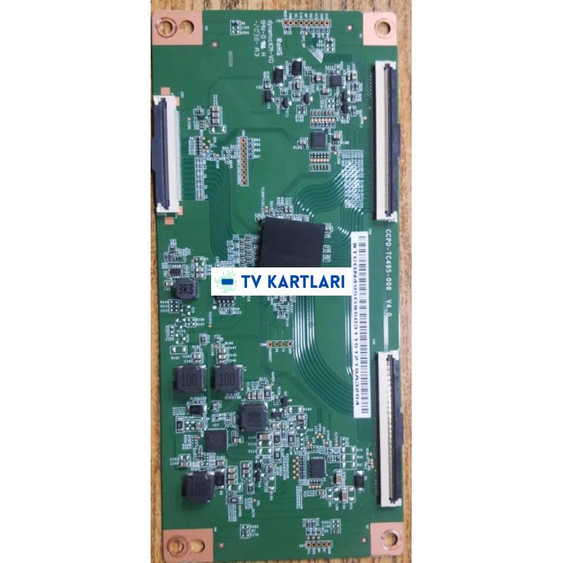 CCPD-TC495-008 V4.0, VESTEL 50, REGAL 50", Vestel, REGAL 50R7520U 50" 4K SMART LED TV. T-CON BOARD"