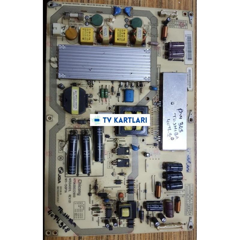V71A00022900, N11-150P1A, N150A001L, REV:02, TOSHIBA 40TL933, 968,POWER BOARD LTA400HV0