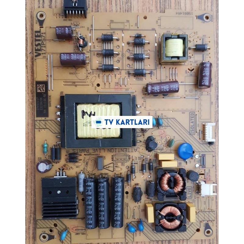 17IPS71, 23220956, VES400UNDS-2D-N03, VES400UNDS-2D-N04, VES390UNDA-2D-N02, VESTEL, HI-LEVEL, REGAL, Power board
