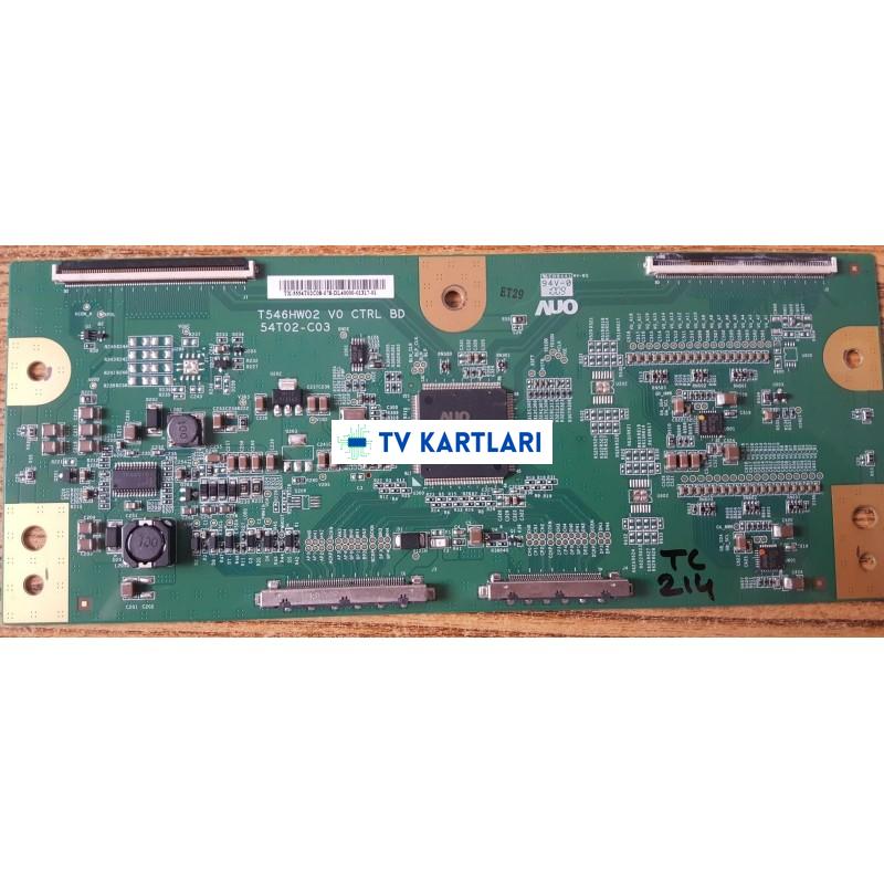T546HW02 V0 Ctrl BD 54T02-C03 TX-5554T02C08 LG 55LE530 AU  T CON BOARD T546HW02 V0