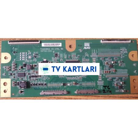 T546HW02 V0 Ctrl BD 54T02-C03 TX-5554T02C08 LG 55LE530 AU  T CON BOARD T546HW02 V0