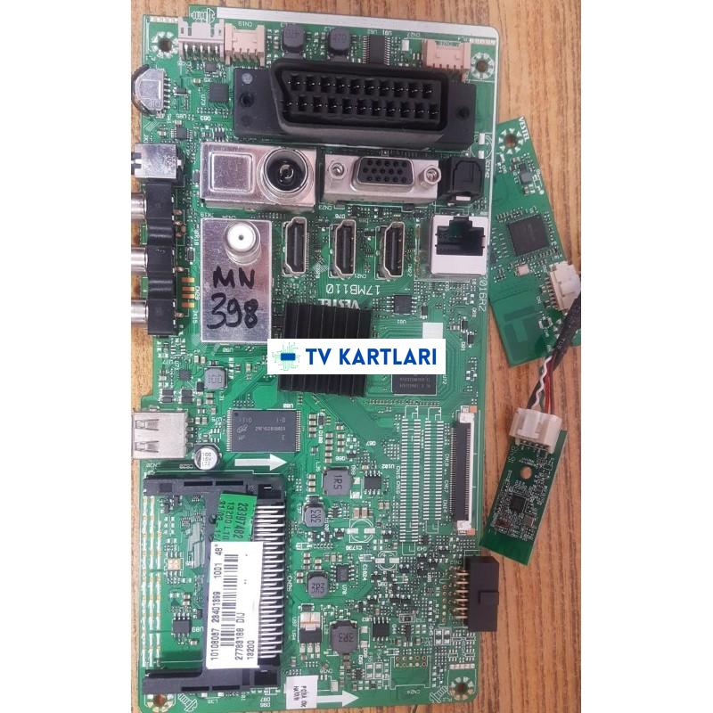 17MB110, 23401399,27783188, VES480UNDS-2D-N12, VESTEL SMART 48FB7300 48 LED TV,MAİN BOARD"