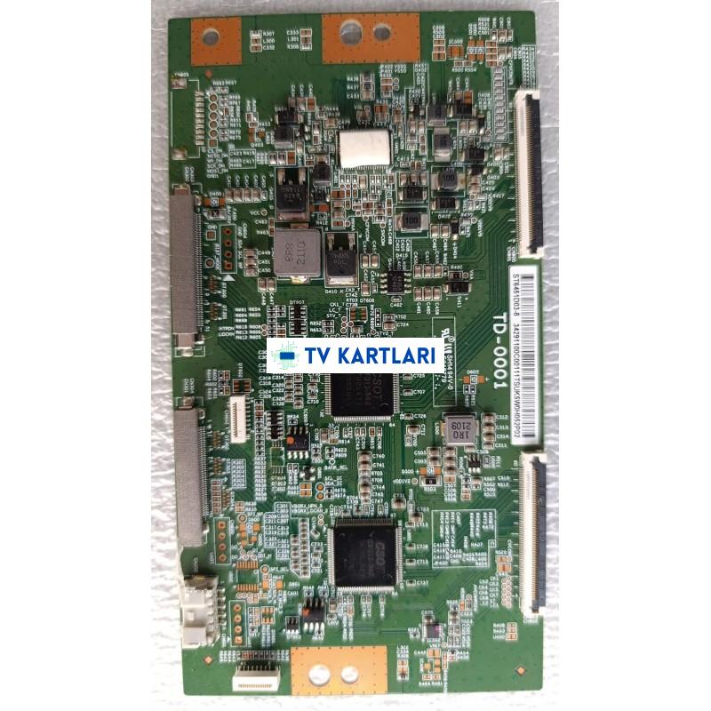 SONY XR-65X92J,ST6451D03-8,TD-0001,T- CON BOARD