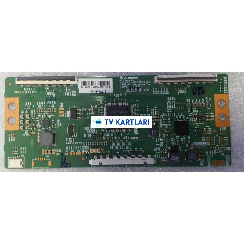 A49B970A 4K,49 6871L-5986AJV18 43-65UHD_TM120_V1.0,6870C-0769A T-CON BOARD