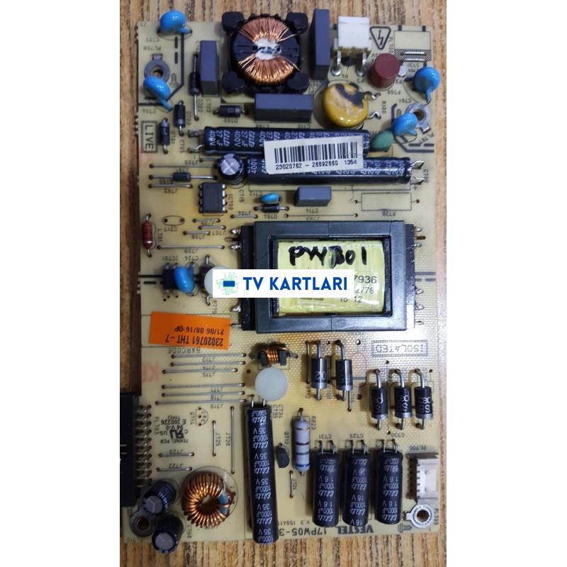 17PW05-3, 23020762, LC216EXN-SDA1, SEG 22 22911H LED TV, POWER BOARD"
