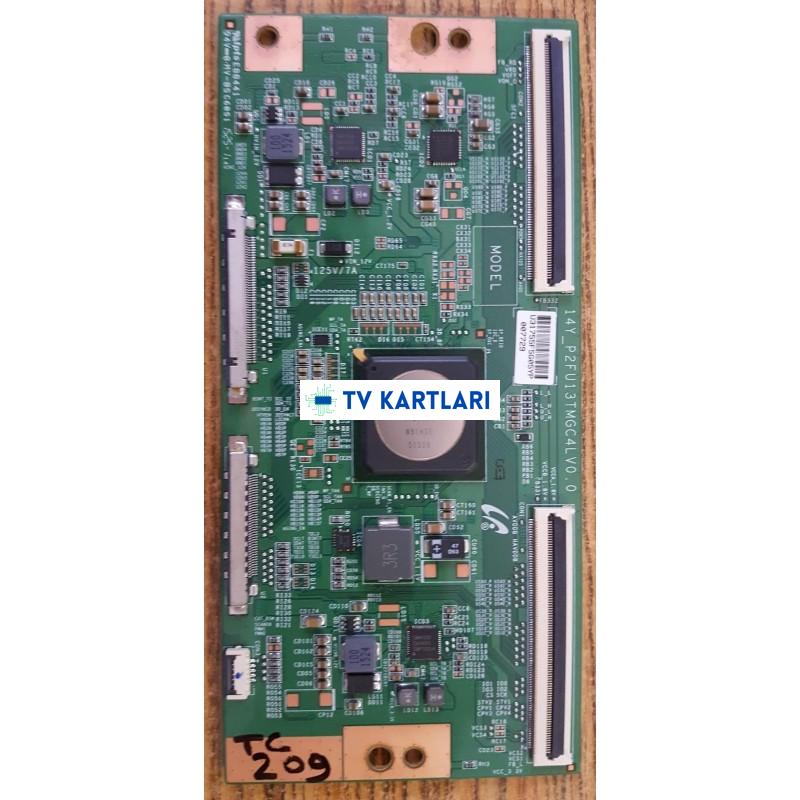 SAMSUNG 14Y_P2FU13TMGC4LV0.0 LTA550FW01,VESTEL 55CA9550 CURVED T-CON BOARD