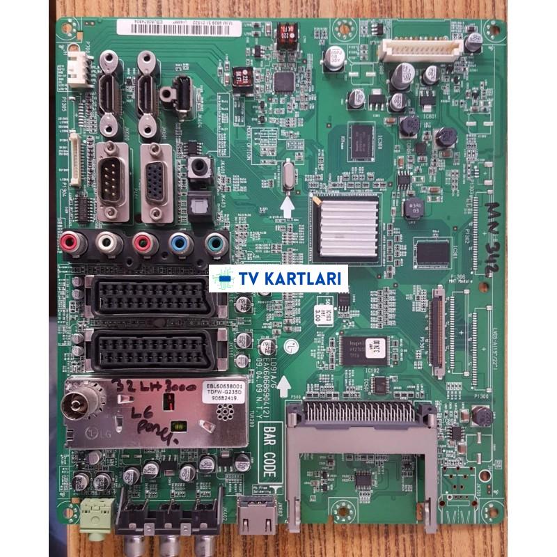 LG 32LH3000 EAX 60686904(2),EBL 60658001,EBU 60674804, LG LG PANEL KULLANMIŞ MAİN BOARD