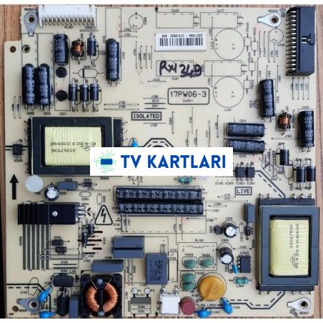VESTEL 17PW06-3 27018632,23077694 POWER BOARD