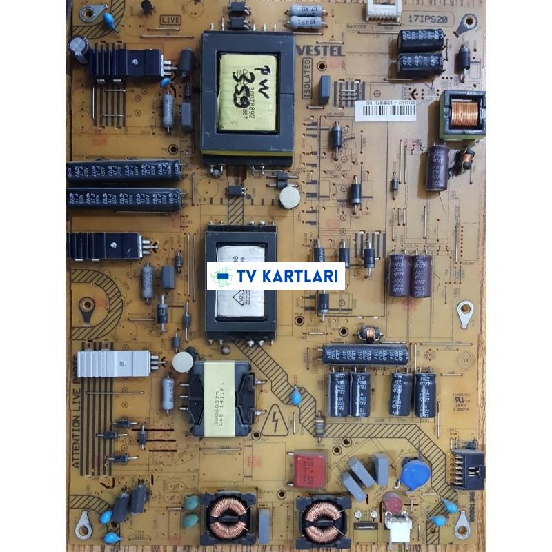 17IPS20, 23155902, VES500UNVL-S01, VESTEL SMART 50PF7175 50 LED TV,POWER BOARD"
