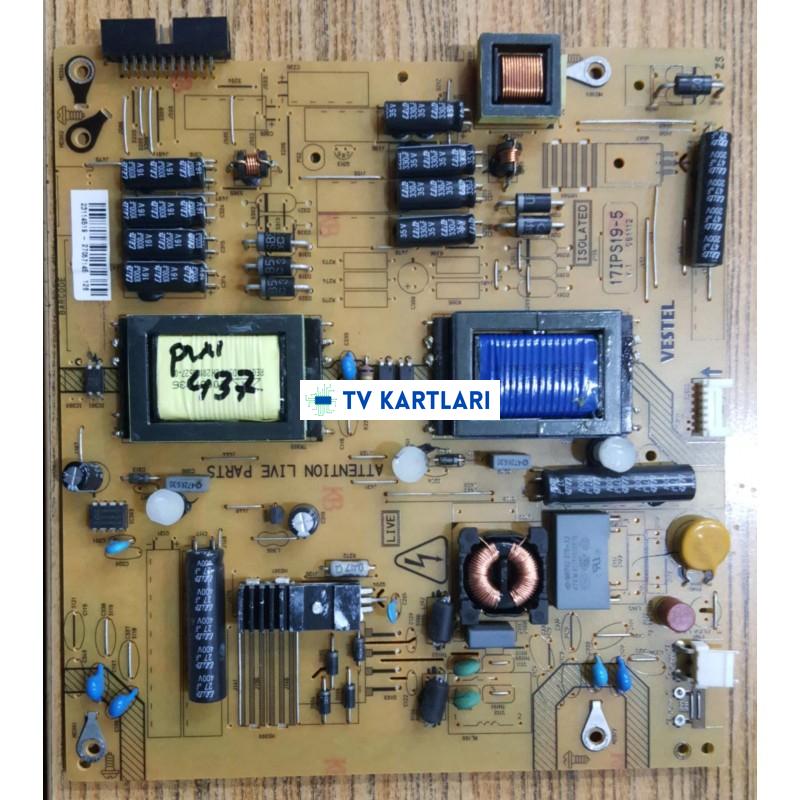 VESTEL 23114519, 17IPS19-5, VES315WNVL-01-B, LC320DXJ-SFE1, VESTEL SATELLITE 32PH5065 32 LED TV, REGAL LE32H4041M ,POWER BOARD