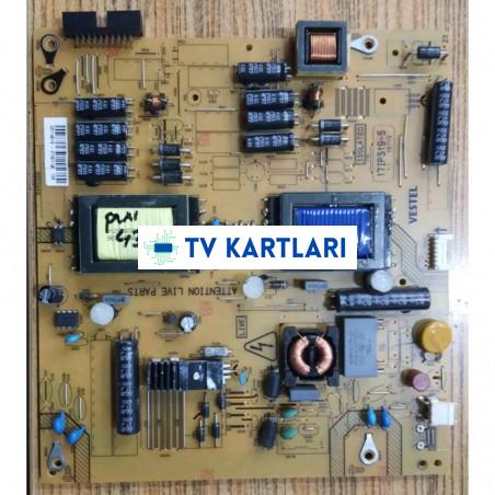 VESTEL 23114519, 17IPS19-5, VES315WNVL-01-B, LC320DXJ-SFE1, VESTEL SATELLITE 32PH5065 32 LED TV, REGAL LE32H4041M ,POWER BOARD