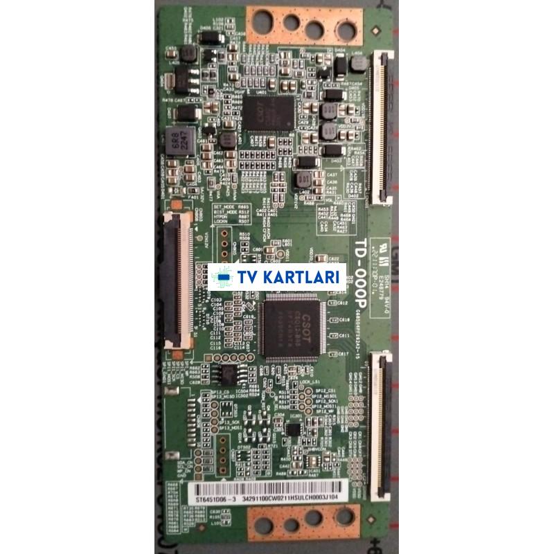 PHILIPS 65PUS8057(62,ST6451D06-3,TD-000P,T-CON BOARD