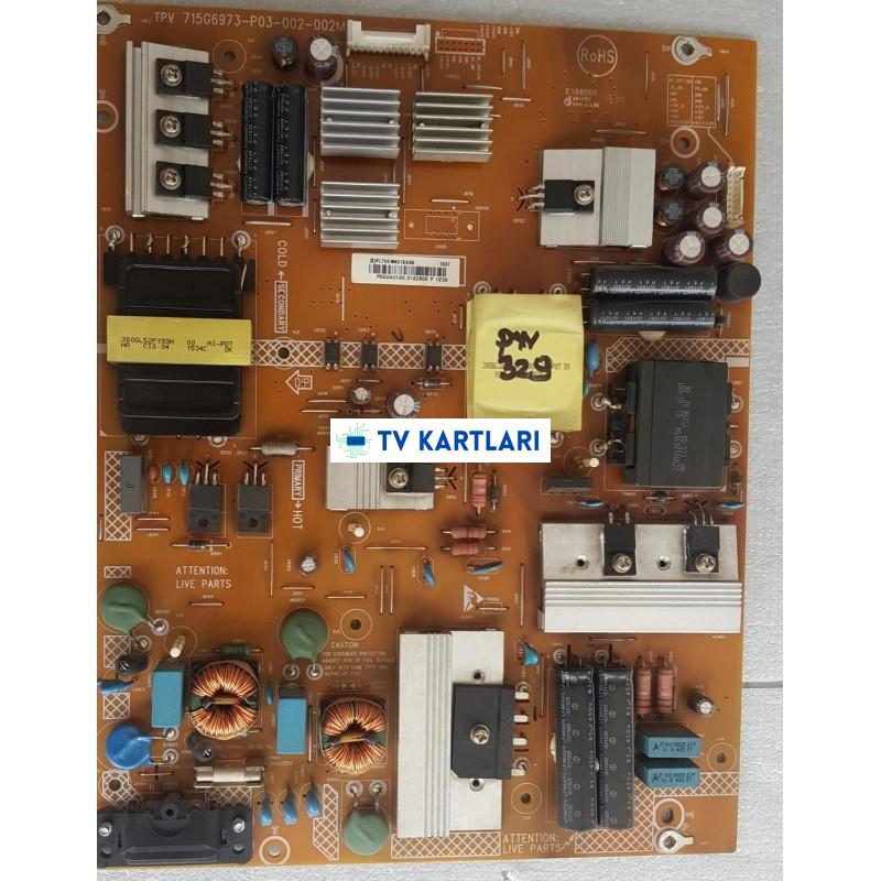 715G6973-P01-002-002H, PLTVEW401XAS6, FSP550401, TPV TPT550J1-QVN03.U, PHILIPS 55PUK6400/12, POWER BOARD