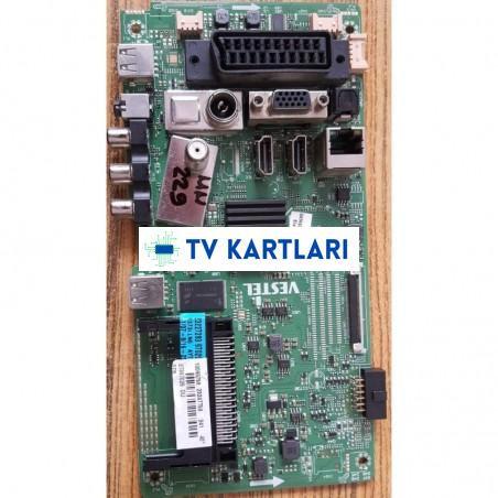 17MB96, 23247759, 23227283, Vestel 40FA7100, Main Board, Ana Kart, LC400UNVS-2D