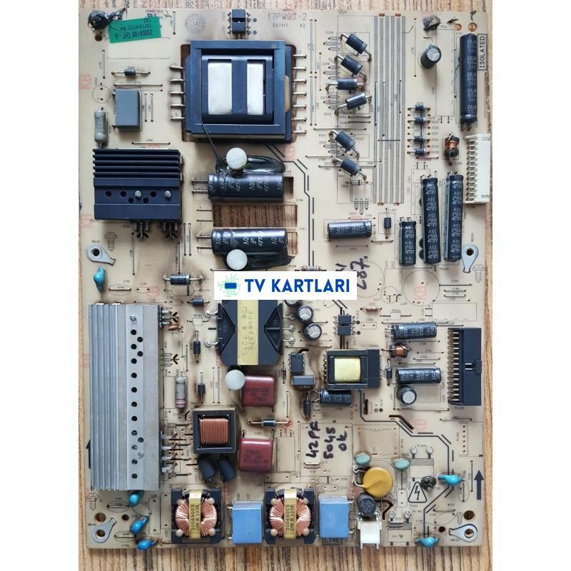 23050185,17pw07-2 v2,VESTEL 42PF5045,42PF7050, POWER BOARD