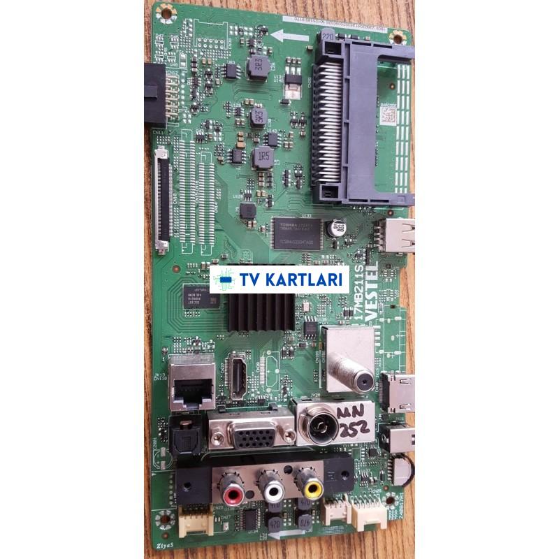 23603041 , 17MB211S , VESTEL MAINBOARD HI-LEVEL 43HL650 SMART LED LG PANEL