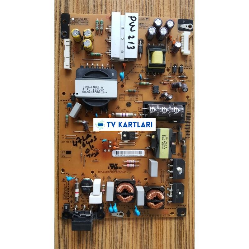EAX64908101 (2.2), REV1.0, 3PAGC10129A-R, 3PCR00117A, LGP4755-13P, LG 47LA640S, LG 55LA640S, POWER BOARD