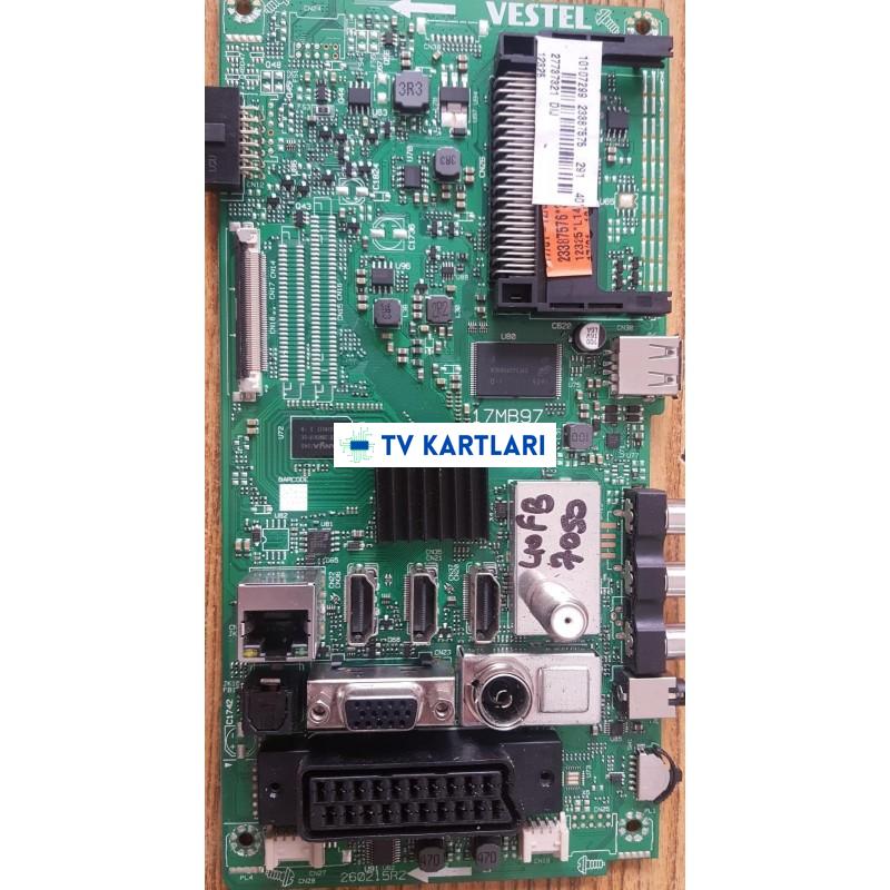 17MB97 , 260215R2 , 23387575 , 340 40'' , 27737545 DIJ , MAIN BOARD , VESTEL ANAKART