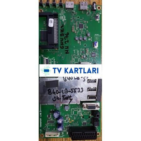 VTY190R-6, GMW9ZZ, R1E1ZZ, 057D40-B09, BEKO B40-LB-5533, BEKO B40-LW-5533, Main board
