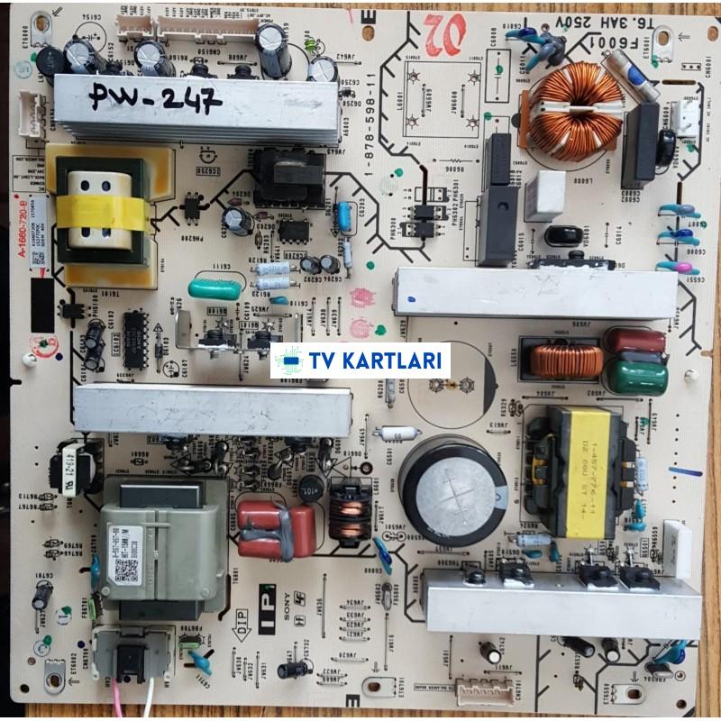 SONY , 1-878-598-11 , A1660720B , 1-878-598-11 , SONY KDL- 40W5500, SONY KDL-40W5710, power