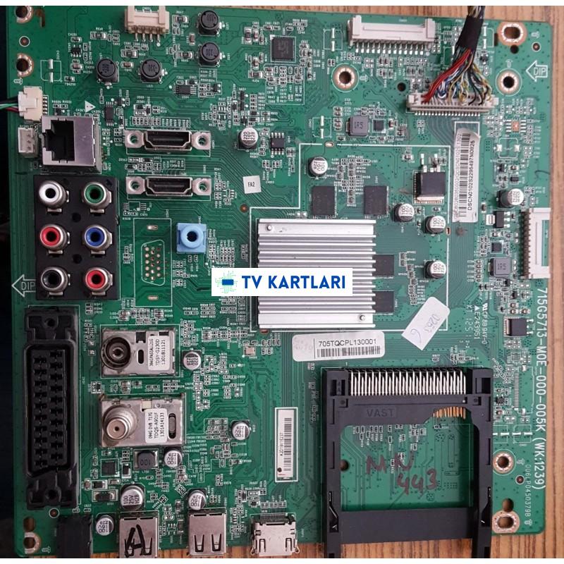 715G5713-M01-000-005X,705TQDPL255,715G5713-M0E-000-005K, 705TQCPL130001, QDCB02B0350002/QDSCN0102S, PHILIPS LED TV, Main board