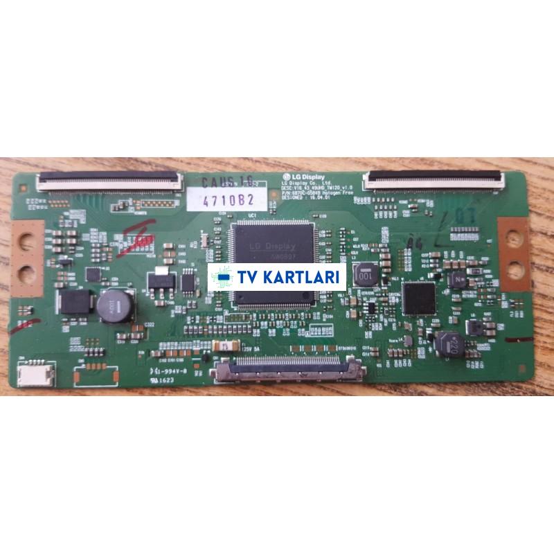 6870C-0584B, 6871L-4710B, V16_43_49UHD_TM120_V1.0, LG 43UH610V-ZB, T CON Board, LC430DGE-F1M2