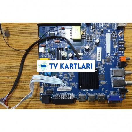 CV358H-T42,MAC:BOD5686F37BA ,YUMATU 82 LED SMART,AUO PANEL,32T24 COT CTRL MAİN BOARD, ANAKART